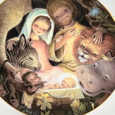 Schmid Decorator plate by Juan Ferrandiz "Christmas Kingdom "