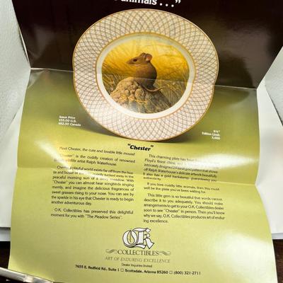 1984 "Chester" By Ralph Waterhouse Porcelain Mouse Plate
