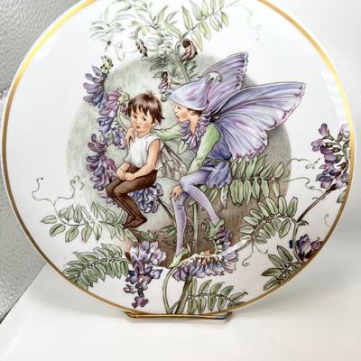 Heinrich Villeroy & Boch   Flower Fairy Collection " The Vetch Plate"   Lavender Fairy