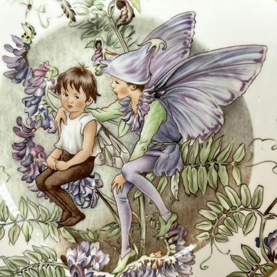 Heinrich Villeroy & Boch   Flower Fairy Collection " The Vetch Plate"   Lavender Fairy