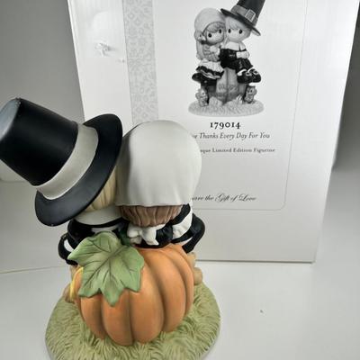 Precious Moments I GIVE THANKS EVERY DAY FOR YOU # 179014 Limited Edition 9" Figurine