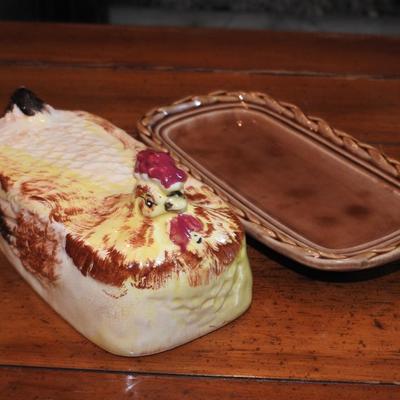 Vintage butter dish