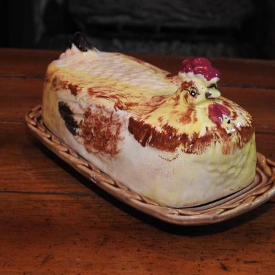 Vintage butter dish