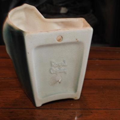 Vintage royal Copeley rooster planter vase