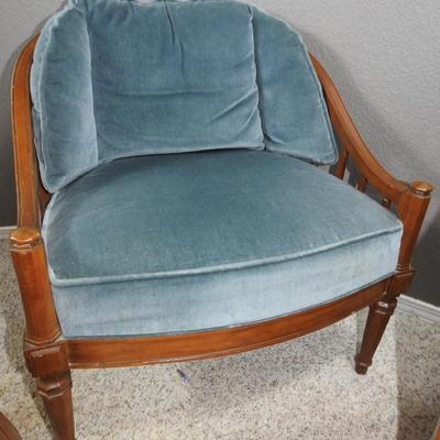 Vintage barrel chair