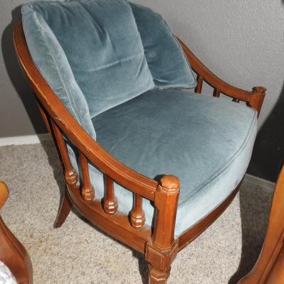 Vintage barrel chair