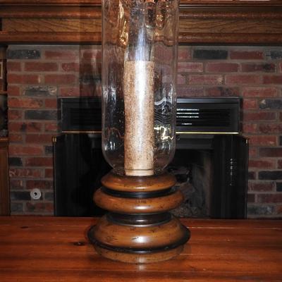 Large hurricane lamp