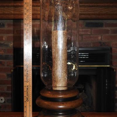 Large hurricane lamp