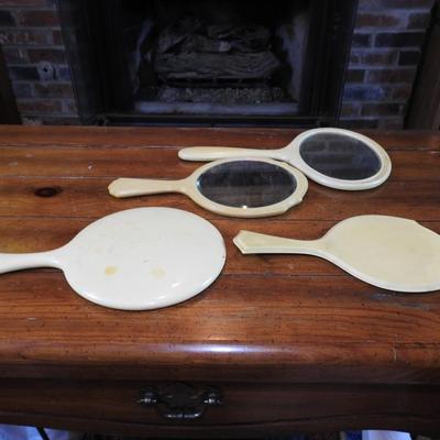 Vintage hand mirrors