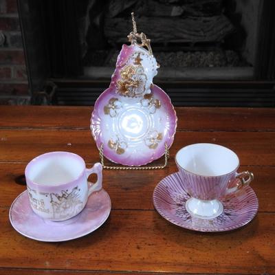 Collection of tea cups