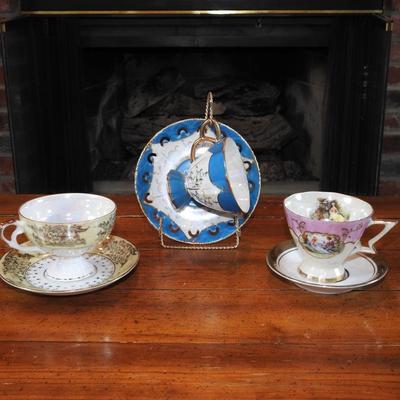 Collection of vintage teacups