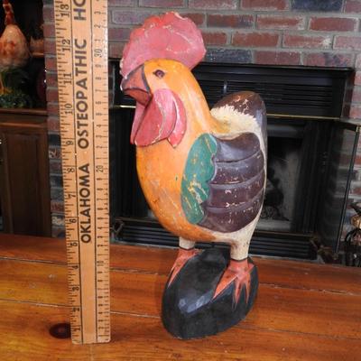 And carved Mexican folk art