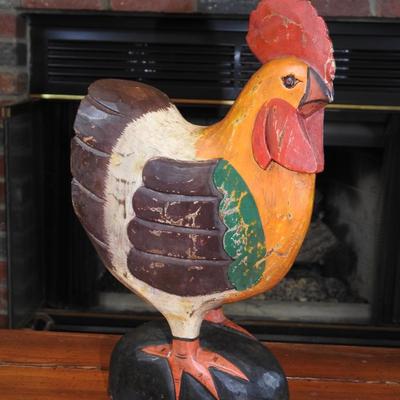 And carved Mexican folk art