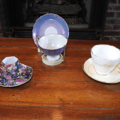 Collection of vintage teacups