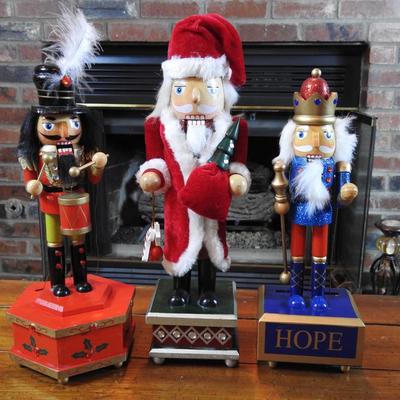 Trio of nutcrackers
