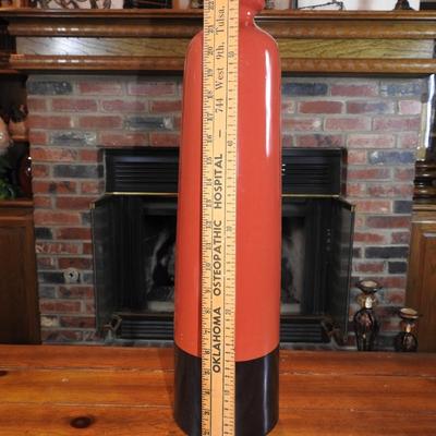 Tall ceramic vase