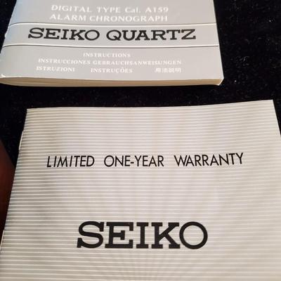 Seiko Digital Alarm Chronograph Watch