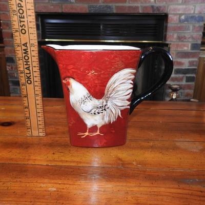 Rooster pitcher