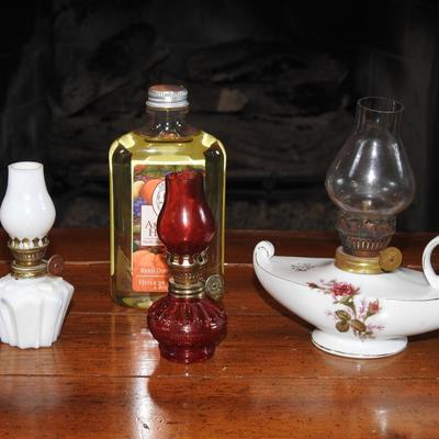 Collection of mini oil lamps