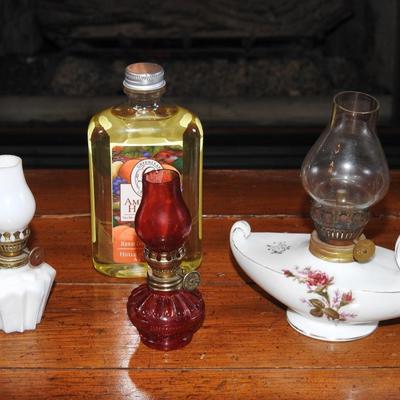 Collection of mini oil lamps