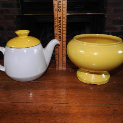 Collection of Frankoma pottery