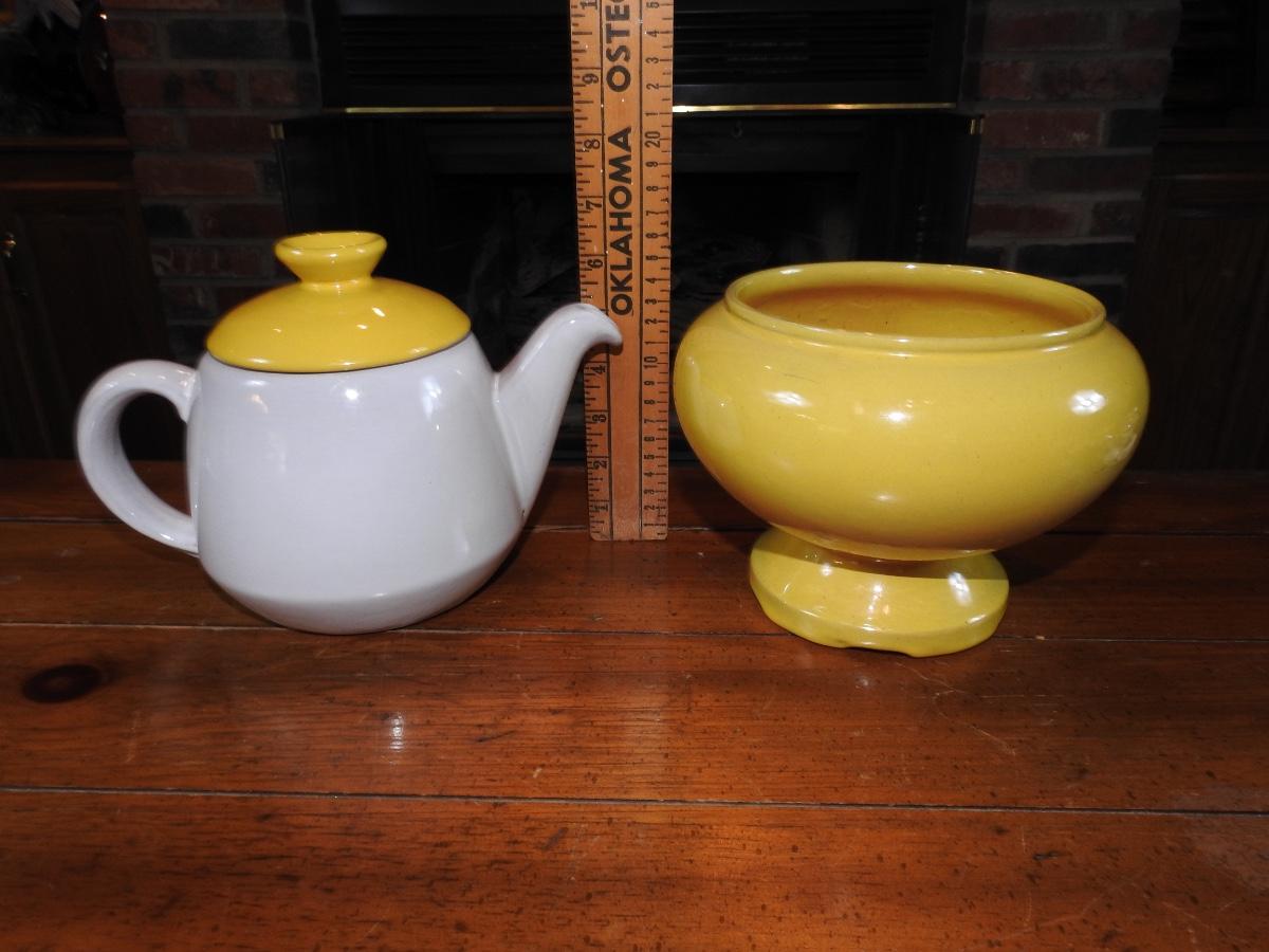 Collection of Frankoma pottery