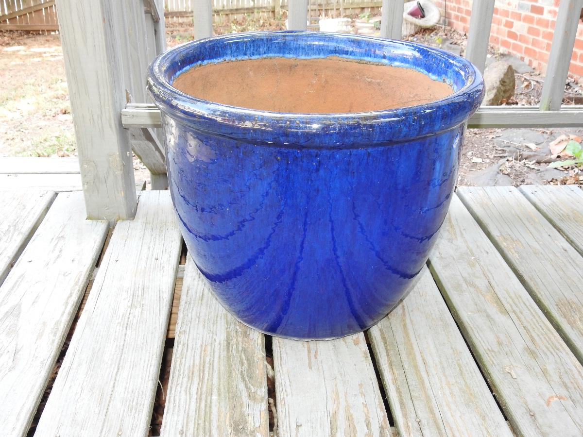 Outdoor terracotta planter