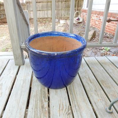 Outdoor terracotta planter