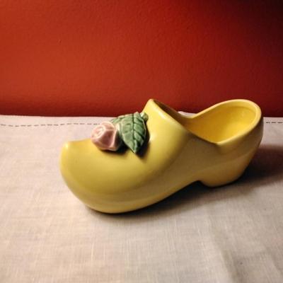 McCoy Yellow Clog Planter