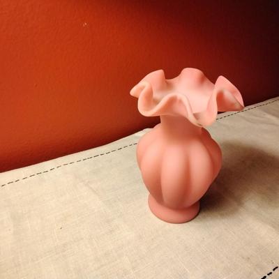 Fenton Pink Vase