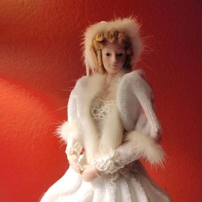 Vintage Victorian Tassel Doll Popular Imports w/stand