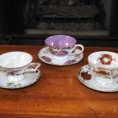 Collection of vintage teacups