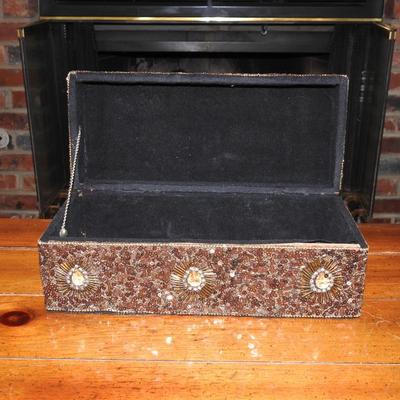 Jewel decorated jewelry box