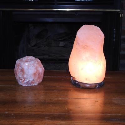 Salt rock candles