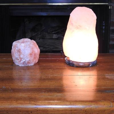 Salt rock candles