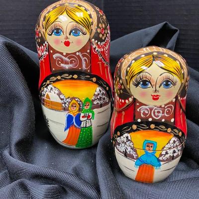 Babushkas - 10 Nesting Dolls