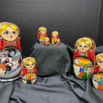 Babushkas - 10 Nesting Dolls