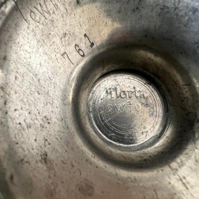 Old Colonial Pewter Collection and Plates