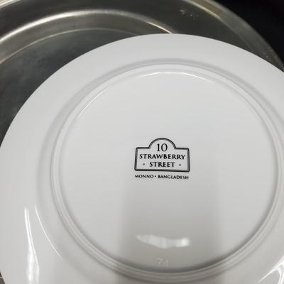 Old Colonial Pewter Collection and Plates