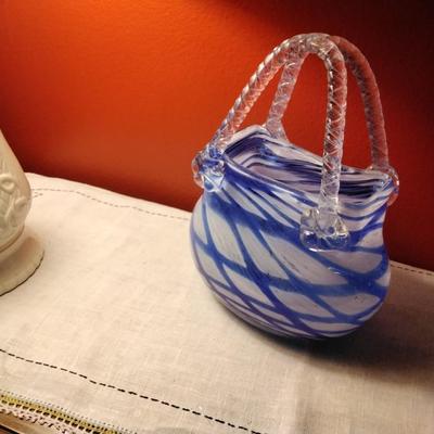 Blown Glass Basket