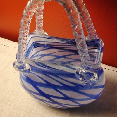 Blown Glass Basket
