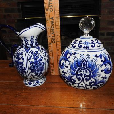 Classic Blue & White Home Decor