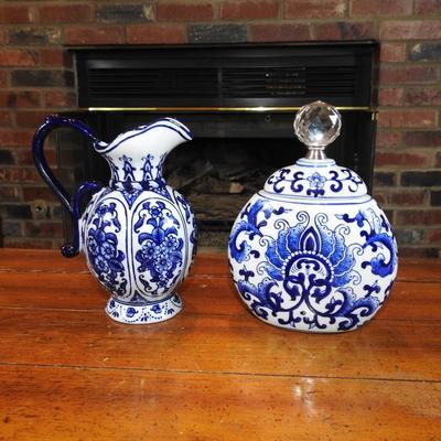Classic Blue & White Home Decor