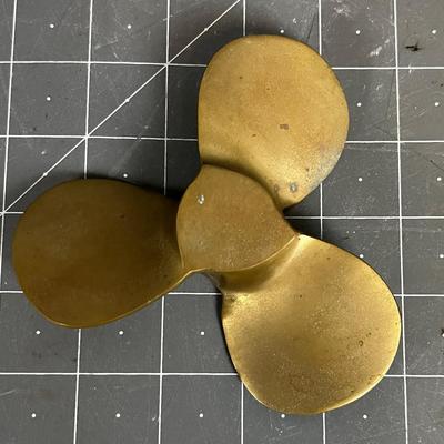 Brass Boat Prop Paper Weight