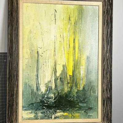 MCM Abstract by Garcia Original Oil 