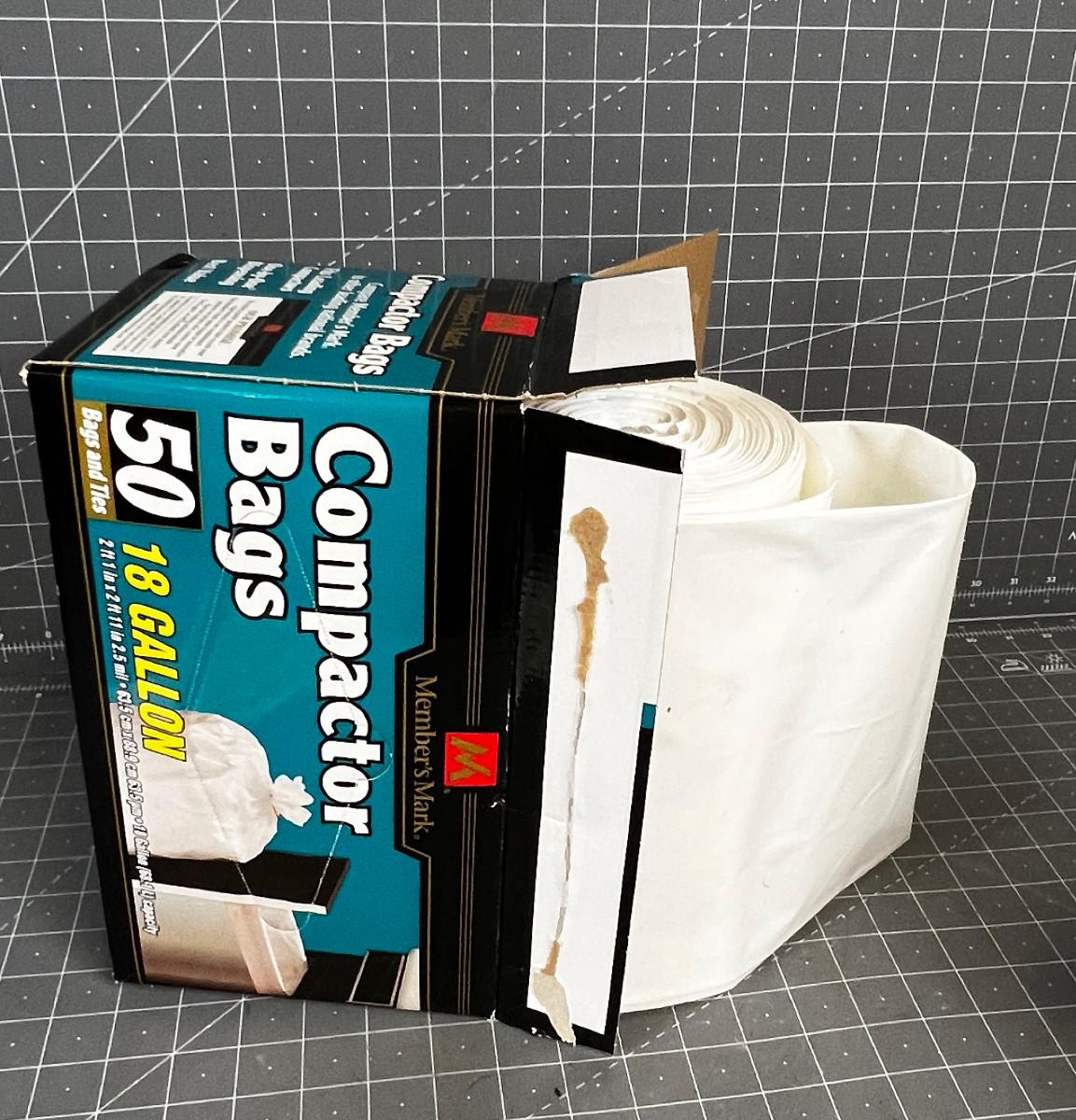 Box of Trash Compactor Bags