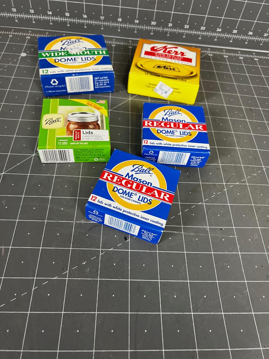 Kerr and Ball Mason Jar Lids NEW in the Boxes