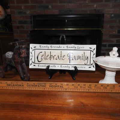 Trio of home decor