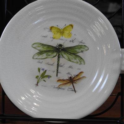 Bordallo Pinheiro Green Flower  Plates
