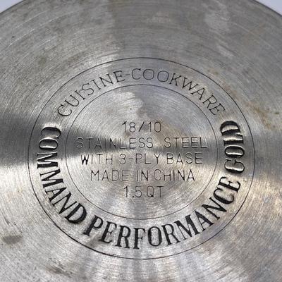 CUISINE-COOKWARE ~ 5 Piece Stainless Steel Pot Set
